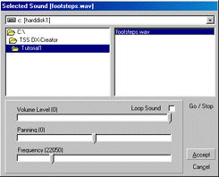 Add a sound to the banks